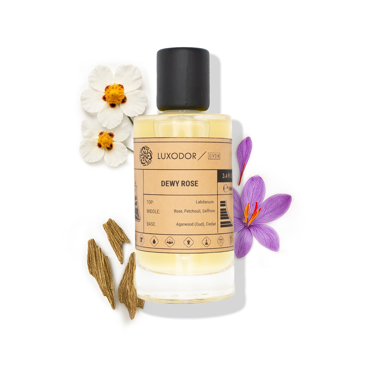 Luxodor Oil Impression of Dior's Oud Ispahan Perfume with Free 10ml Roll On Oil